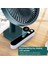 F702 Otomatik Sallanan LED Ekranlı Fan - Yeşil (Yurt Dışından) 4