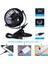 Mini USB Klip ve Masa Kişisel Fanı, Sessiz Çalışma, Masa Fanı, Mini Fan, Masa Fanı,4 Inç 2 Hızlı Taşınabilir Soğutma Fanı, 360° Fan Siyah (Yurt Dışından) 3