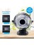 Mini USB Klip ve Masa Kişisel Fanı, Sessiz Çalışma, Masa Fanı, Mini Fan, Masa Fanı,4 Inç 2 Hızlı Taşınabilir Soğutma Fanı, 360° Fan Siyah (Yurt Dışından) 4