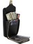 Apple iPhone 11 Pu Deri Kaplamalı Tpu Kart Yuvası Telefon Kılıf Stand Crossbody Fermuar Kapak Black (Yurt Dışından) 2