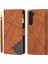 Samsung Galaxy Z Fold5 5g Cüzdan Flip Pu Pu Deri Çizgiler Baskılı Fermuar Cep Stand Telefon Kapağı (Yurt Dışından) 2