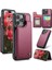 IPhone 16 Için Flip Case Pro Rfıd Engelleme Stand Pu Deri Kart Ince (Yurt Dışından) 1