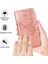 A8 A31 Için Kelebek Pu Deri Çevirmeli Cüzdan Stand Telefon Kılıfı - Rose Gold (Yurt Dışından) 2