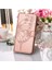 A8 A31 Için Kelebek Pu Deri Çevirmeli Cüzdan Stand Telefon Kılıfı - Rose Gold (Yurt Dışından) 5
