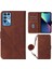 Infinix Note 11I Kahverengi Için Crossbody Deri Kılıf (Yurt Dışından) 3