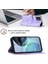Moto G72 Için Deri Cüzdan Flip Stand Telefon Kılıfı - Mor (Yurt Dışından) 5