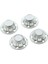 4 Adet Metal Jant Jant Kapağı Anti-Gevşek Lastik Somunu Eksenel Scx6 Jeep Jlu Wrangler 1/6 Rc Paletli Araba Yükseltme Parçaları, 6 (Yurt Dışından) 1