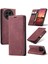 13 Flip Folio Kitap Için Flip Case Vintage Pu Deri Cüzdan Kılıf (Yurt Dışından) 5