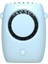 USB Mini Soğutma Asma Boyun Fanı Seyahat Için Tembel Spor Fanı - Mavi (Yurt Dışından) 1
