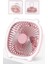 Şarjlı Masa Fanı Okuma Led'li Pembe (Yurt Dışından) 3