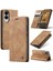 Galaxy S25 Kenar Durumda Kart Yuvası Için Flip Case Kickstand Flip Folio (Yurt Dışından) 1
