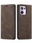 Oppo Reno 13 Pro Flip Folio Kitap Için Flip Case Vintage Pu Deri Kılıf (Yurt Dışından) 2