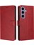 Galaxy S24 Kart Tutucu Rfıd Engelleme Için Klasik Stil Flip Case (Yurt Dışından) 5