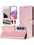 Galaxy S24 Kart Tutucu Rfıd Engelleme Için Klasik Stil Flip Case (Yurt Dışından) 5