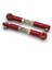 2 Adet Metal Ön Direksiyon Çubuğu Bağlantı Çubuğu Mjx H16 16207 16208 16209 16210 1/16 Rc Araba Yükseltme Parçaları Aksesuarları, Kırmızı (Yurt Dışından) 1
