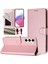 Galaxy S23 Kart Tutucu Rfıd Engelleme Için Klasik Stil Flip Case (Yurt Dışından) 5