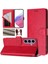 Galaxy S24 Kart Tutucu Rfıd Engelleme Için Klasik Stil Flip Case (Yurt Dışından) 1