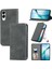 Galaxy S25 Kenar Cüzdan Flip Kapak Deri Kılıf Için Flip Case (Yurt Dışından) 4