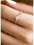 Hazine Pırlanta Taşlı 14 Ayar Rose Gold Kadın Yüzük 3