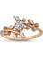 Hazine Pırlanta 14 Ayar Rose Gold Kadın Altın Yüzük 1