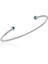 Gem Blue Topaz Bangle Slim 14 Ayar Kadın Pırlanta Bileklik 1