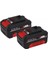 4511489 2X18V 4,0AH Pxc Twinpack Cb Şarj Adaptörsüz Akü Seti 1