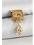 316L Çelik Sallantılı Deniz Kabuğu Model Gold Renk Nomination Charm 1