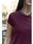 Suva Kısa Kol Bordo T-Shirt 5