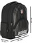 Beşiktaş 3 Bölmeli Ince Çubuklu Suni Deri Okul Sırt Çantası Siyah (25352) 2