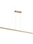 Lineal Mat Altın Rengi Sarkıt Avize 151,5 cm 1