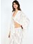 Beyaz Jakarlı Kaftan 3