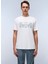 Napapıjrı Beyaz S-Vannı Prt Ss Erkek T-Shirt NP0A4IEA2061 2