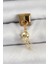 316L Çelik Sallantılı Zirkon Taşlı Deniz Anası Model Gold Renk Nomination Charm 1