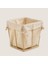 Square Ekmek Sepeti 18 cm Natural 1