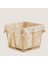 Square Ekmek Sepeti 15 cm Natural 1