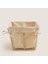 Square Ekmek Sepeti 15 cm Natural 3