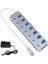 USB 3.0 Güç Adaptörü 7 Portlu Ayırıcı Hub USB Hub 3.0 USB Abd Fişi A (Yurt Dışından) 1