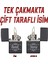 Kişiye Özel Çift Taraflı Lazer Isim Baskılı Benzinli Metal Çakmak 1