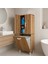 Azzuri Azzuri Home Çok Amaçlı Kirli Çamaşır Sepetli Banyo-Mutfak-Erzak Dolabı Atlantik Çam 2