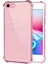 iPhone 6 Plus / 6s Plus Uyumlu Kamera Korumalı Kartlıklı Köşeleri Airbag Tasarımlı Darbe Önleyici Şeffaf Silikon Kılıf 1