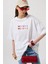Kabartma Baskılı Beyaz T-Shirt 3