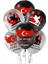 Ne Mutlu Türk'üm Diyene Baskılı Metalik Balon 12" 2