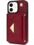 IPhone 12 Akordeon Kart Durumda Flip Cüzdan Durumda Manyetik ile Uyumlu (Yurt Dışından) 5