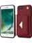 IPhone 8 Artı Akordeon Kart Durumda Kart ile Uyumlu Koruyucu Pu Tutun (Yurt Dışından) 1