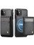 IPhone 11 Kılıf Kablosuz Şarj Rfıd Stand Kart Yuvası ile Uyumlu (Yurt Dışından) 4
