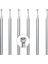 6 Adet 1.6mm Yuvarlak Bardak Freze - 3/32 Inç Saplı Tel Yuvarlatma Uçları (Yurt Dışından) 1