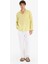 %100 Keten Relax Fit Uzun Kollu Gömlek F4598AX25HS 2