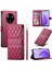Realme 14 Pro Deri Kılıf Için Flip Case Zarif Çift Sapanlar Cüzdan (Yurt Dışından) 4