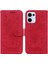 Oppo Reno 13 5g Kabartma Gül Çiçekler Için Kılıf Kickstand Cüzdan Kılıf Kart Pu (Yurt Dışından) 1