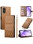 Oppo A38 4g Darbeye Deri Kılıf Çift Sapanlar Zarif Için Flip Case (Yurt Dışından) 1
